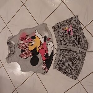 4/$60 Minnie Mouse Pajama Set - Size XL